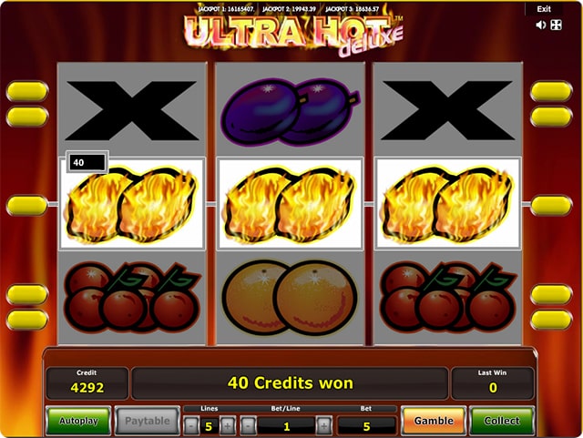 Ультра Хот онлайн слот. 
